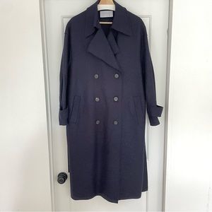 Gently used Harris Wharf London double-breasted pressed-wool coat | IT 44 (US 6)